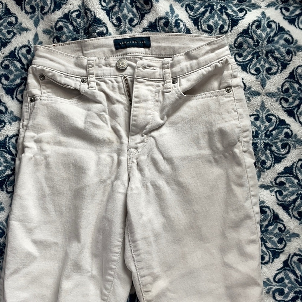 Size 2 white Aeropostale jeans